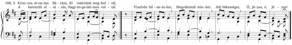 Ének Saját dallam: EÉ 188 Jézus sírba tétele, a sír lepecsételése Amikor este lett, eljött egy Arimátiából való gazdag ember, név szerint József, aki maga is tanítványa volt Jézusnak.