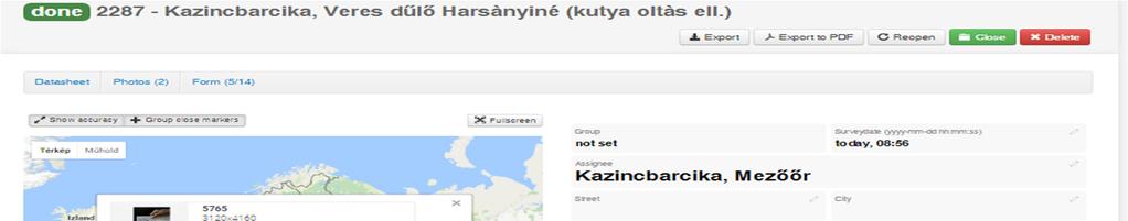 Úgy szintén a rendszerben végzik kollégáink az írásos, dokumentációs tevékenységet is.