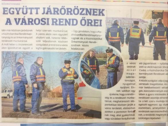 időszakokban is végzi az ellenőrzést, és bár nem szűnt meg teljesen a játszótéri szándékos rongálások száma, de érezhetően csökkenés mutatható ki.
