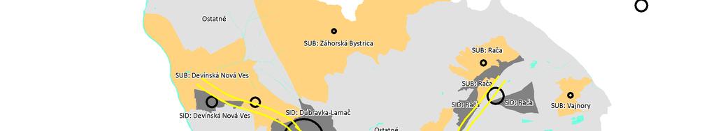 Obr. 1.2.2-1: Sídelná a morfogenetická štruktúra mesta Bratislavy podľa dát SODB z roku 2011. 1.2.3.