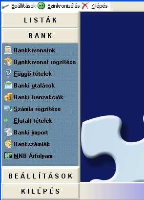 1. Bejelentkezés a programban A pénzügyi rendszerbe csak megfelelő felhasználónévvel és jelszóval léphetünk be, melyet az adminisztrátor adhat számunkra.