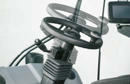Joystick-os vezérlés a rutinmunkákhoz A túlnyomórészt állandó kormányműveleteknél, mint például az Y-kanyar rakodásnál, a joystickos irányítás igazi
