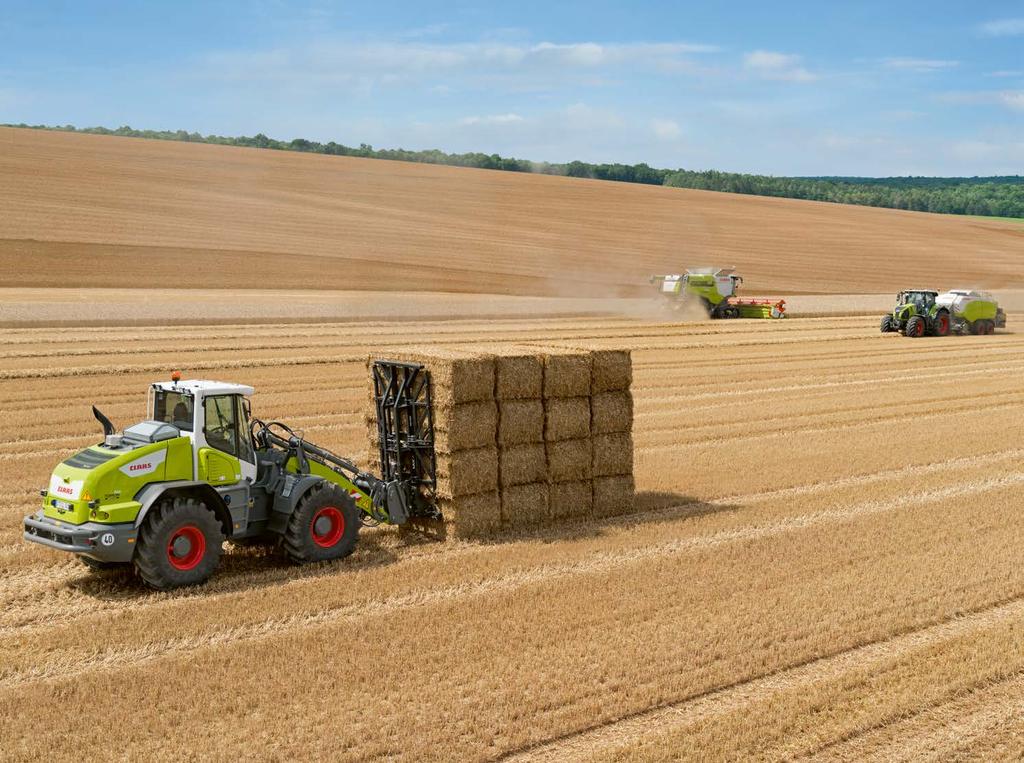 Gondolkozzunk együtt a CLAAS elektronikai szakértelme Elektronikai szakértelem Kezelőtámogató rendszerek A SMART LOADING a kerekes- és teleszkópos rakodók intelligens rendszereit köti össze egy olyan