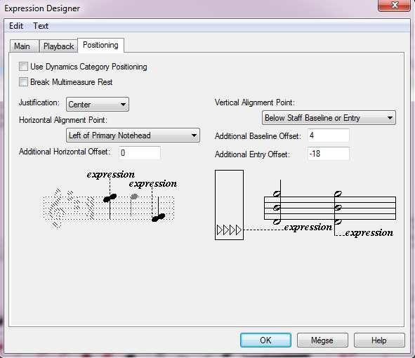 Execute shape Míg bizonyos visszajátszási effektusok azonnal lejátszásra kerülnek, addig mások csak fokozatosan (pl. crescendo, diminuendo, accelerando).