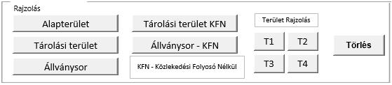 7. MS Excel számoló táblázat Az MS Excel táblázatban összefoglalt közel 70 db adat 1/3-a beviteli (fehér háttér), 2/3-a pedig számított adatokat (zöld háttér) tartalmaz.