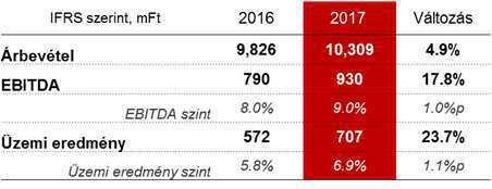 belföldi értékesítés jellemezte az árbevétel alakulását.
