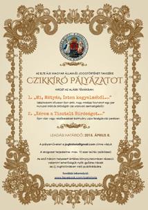 Leadási határidő: 2015. április 8. A pályaműveket a joghistoria@gmail.com címre várjuk. A dolgozat terjedelme: max.