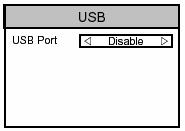16 RS232 -Opciók: letiltva (disabled) / 9600 / 19200 / 38400 / 57600 / 115200 -Akkor használja, ha csatlakoztatja a PC soros portját a készülék hátoldalán lévő 4 pines csatlakozó segítségével.