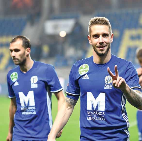A PUSKÁS akadémia FC hivatalos műsorfüzete OTP BANK LIGA, 18. FORDULÓ, 2017. 12.