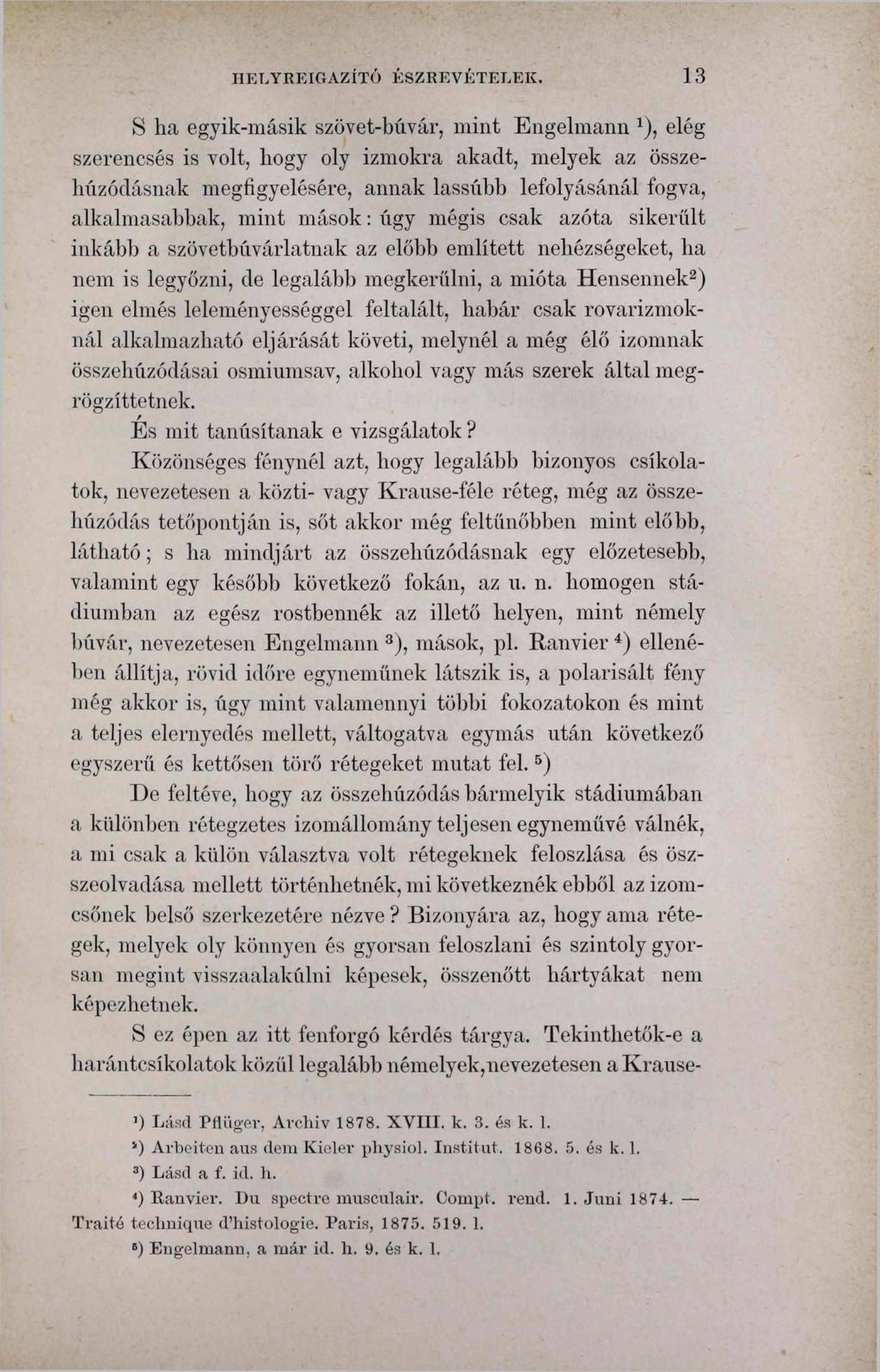 HELYREIGAZÍTÓ ÉSZREVÉTELEK.