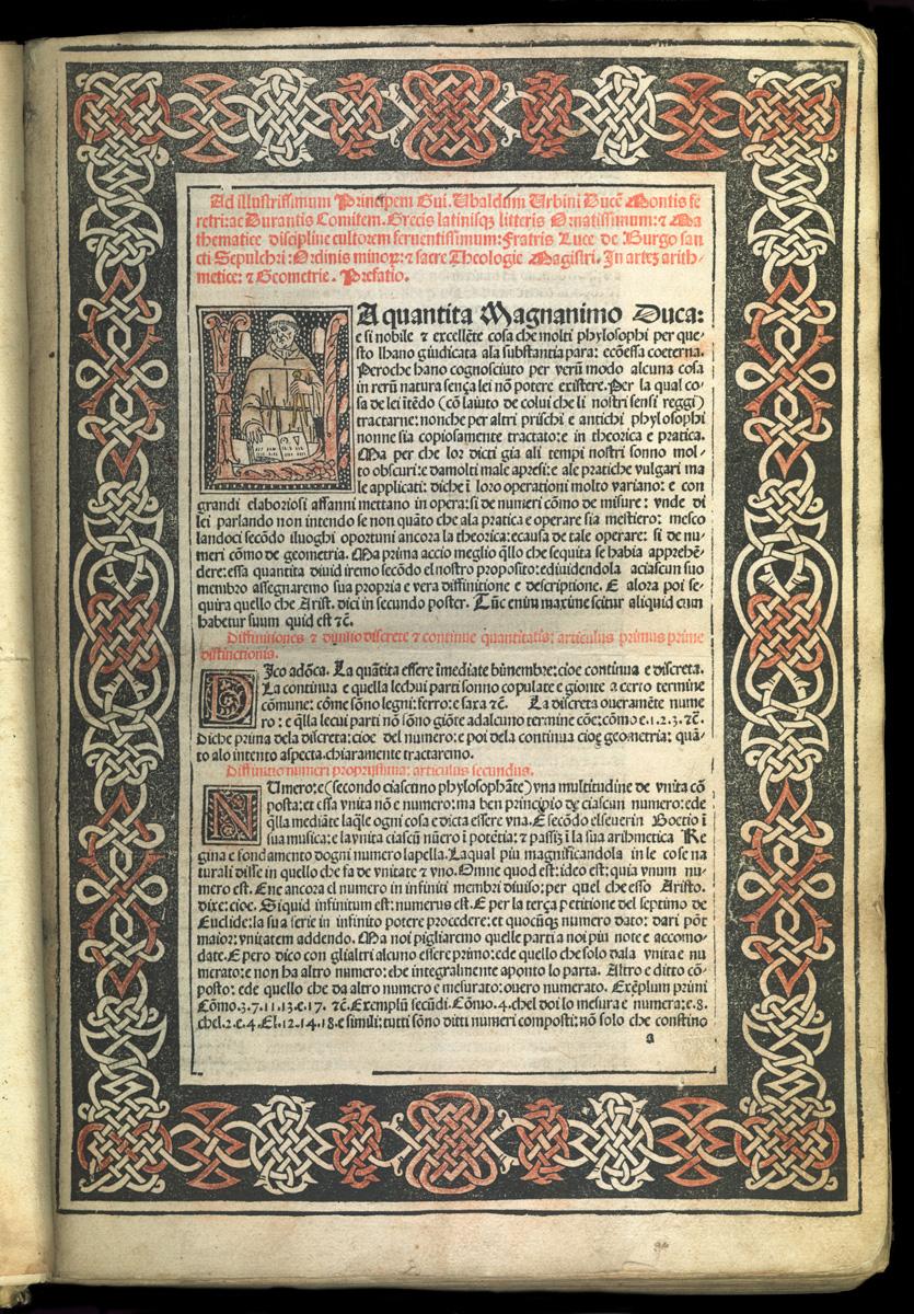 Summa de arithmetica, geometrica,