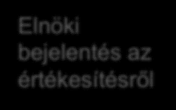 Elnöki bejelentés az