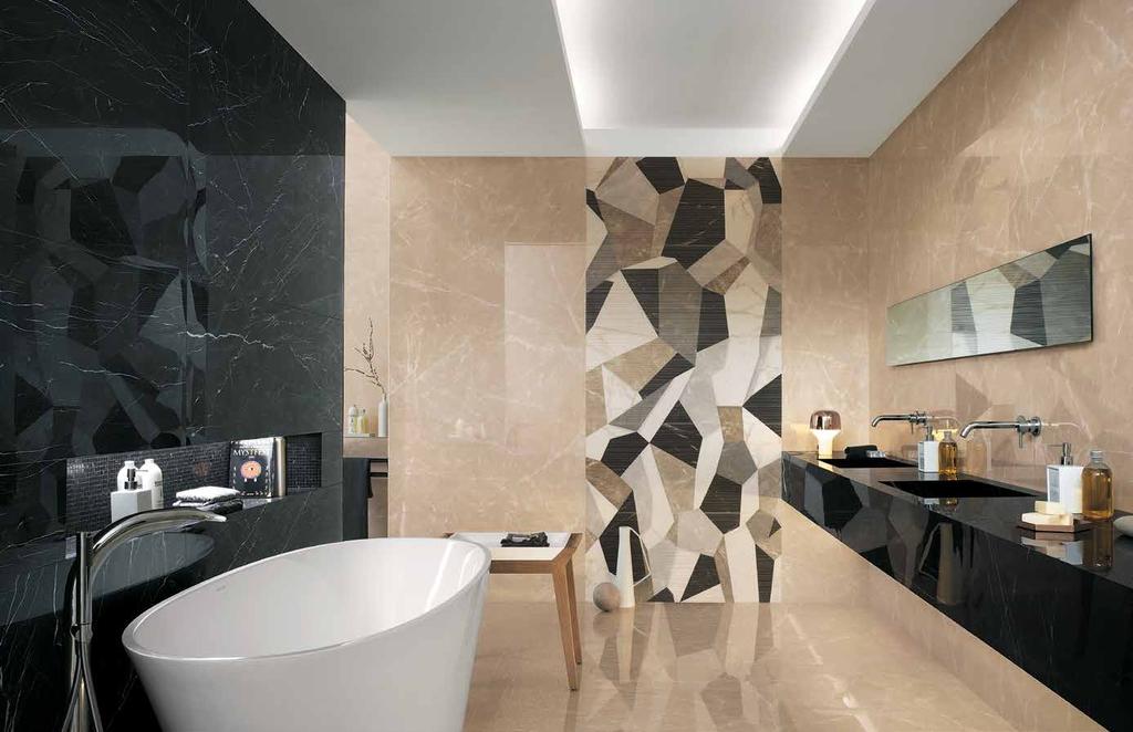 FAP ROMA DIAMOND ROMA DIAMOND BEIGE DUNA BRILLANTE 8 590 Ft/m 2 25x75 cm ROMA DIAMOND CALACATTA