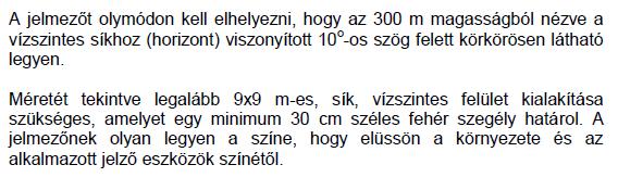 Jelmező (signal area) Vizuális
