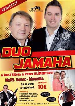 11. sobota o 18:00 8,00 Eur Exkluzívne v našom kine Mier koncert Andrého z rodného mesta v Holandsku. Koncert o oslave lásky pre všetky vekové skupiny.