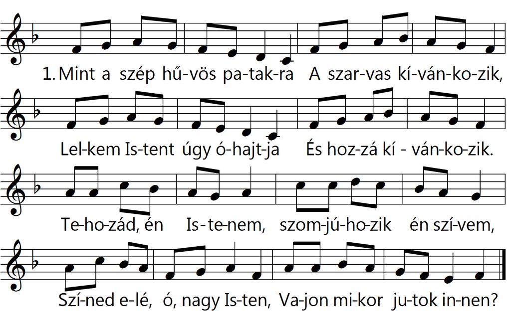 Lektor: Irányítsd magad felé szívünk vágyait! Hívek: Kérünk téged, hallgass meg minket! Lektor: Őrizz meg minket a készületlen haláltól! Hívek: Kérünk téged, hallgass meg minket! Lektor: Hívj haza minket a te békédbe!