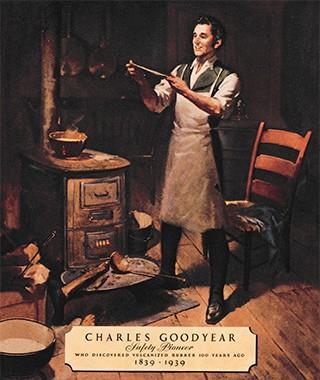 A gumiipar története. A kaucsuk megmunkálására különböző kísérletek kezdődtek. Charles Macintosh rájött, hogy a kaucsuk jó oldószere a kőszénkátrány egyik komponense, a benzol.