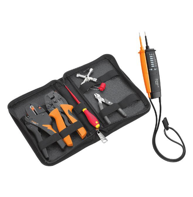 Rendelési szám: 2579440000 Szerszámcsomag táskával - P BAG SET 5 0,08 0 mm 2 445070000 PZ 0 HEX Krimpelőszerszám érvéghüvelyekhez hatszög prés formával 0,4 0 mm 2 2436670000 VT LCL Érintésnélküli