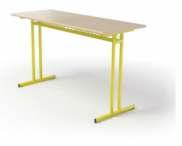 ASZTALOK 3 DI-001 tanulói asztal, laminált bútorlap 1 személyes 70x50 cm-es lappal: 11.