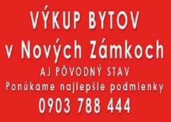 Predám 4,2 á záhradu s murovanou chatou v lokalite Tekvičné pole. Tel.: 0905/876 752. CASTRUM NOVUM - 23. - 24. číslo - 10. december 2018 Predám pekný rodinný dom v Nových Zámkoch na Andovskej ulici.