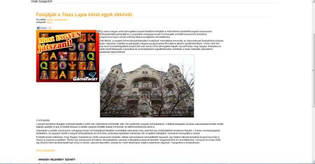 szegedhotel.cc http://szegedhotel.cc/felujitjak-a-tisza-lajos-korut-egyik-ekkovet-2-5600213 Felújítják a Tisza Lajos körút egyik ékkövét 2013.04.05.