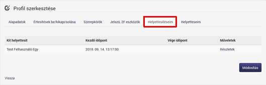 A Jelszó, 2F eszközök fület lenyitva láthatjuk, hogy még hány napig érvényes a jelszavunk, milyen két tényezős authentikációs (2F) eszközök vannak hozzárendelve a felhasználói profilunkhoz, van-e