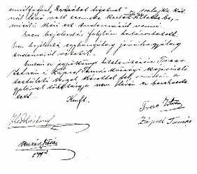 3. sz. ábra [17] A falu mindenkiért dobogó szíve (A markazi elöljáróság 1875-1918 között) Az 1871. évi XVIII. törvény a közigazgatás terén egy sor korszerűsítési intézkedést léptetett életbe.