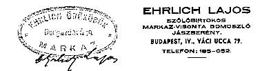 10. sz. ábra Ehrlich Miksa örökösei a birtokot vagyonközösségben használták. A tulajdonosi jogokat Ehrlich Lajos gyakorolta.