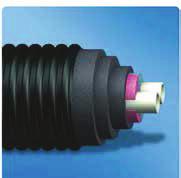 anyaga Pe-X hab Köpenycső anyaga HDPe Figyelem alternatív megoldás uponor ecoflex Thermo single csővezetékek esetén, vékonyabb szigeteléssel!