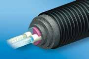 Uponor Ecoflex Thermo / Varia Hőveszteség: Ecoflex Varia Twin A talaj hővezető képessége: 1.0 W/mK Talajréteg felülfedése: 0.8 m Figyelem! A diagramm 1,05-ös biztonsági faktorral van ellátva.