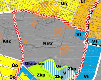 12308 Kstr* Kstr-1 Üdülőházas üdülőterület átsorolása falusias