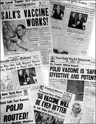 Egyesült Államok, 1955. április 12. A Salk vakcina működik!