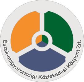 Észak-magyarországi Közlekedési Központ Zrt. 3527 Miskolc, József Attila út 70. Beszámoló az Észak-magyarországi Közlekedési Központ Zrt.