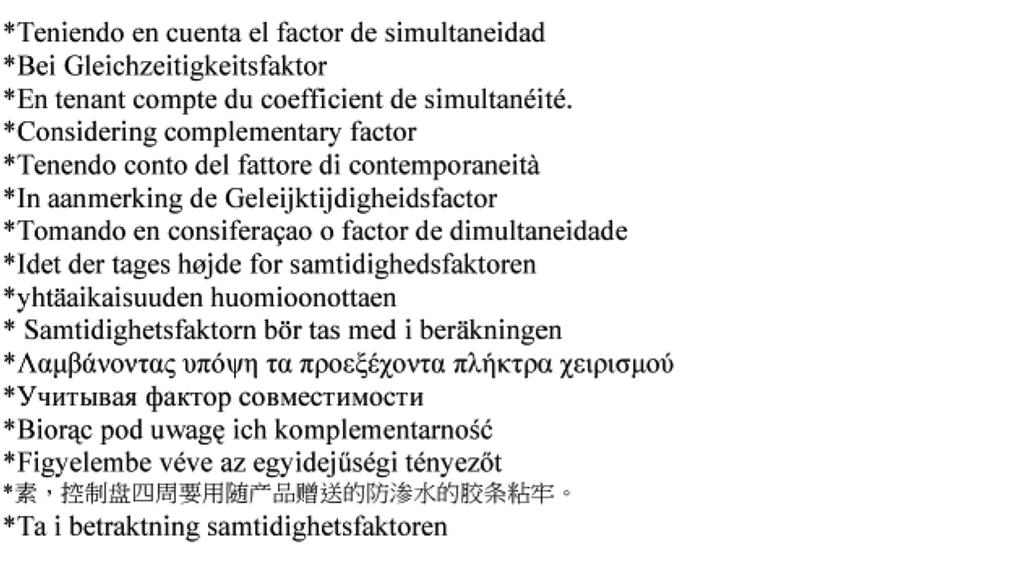 230V~ H05V2V2-F3G2.5* 230V 3 ~ H05V2V2-F4G1.