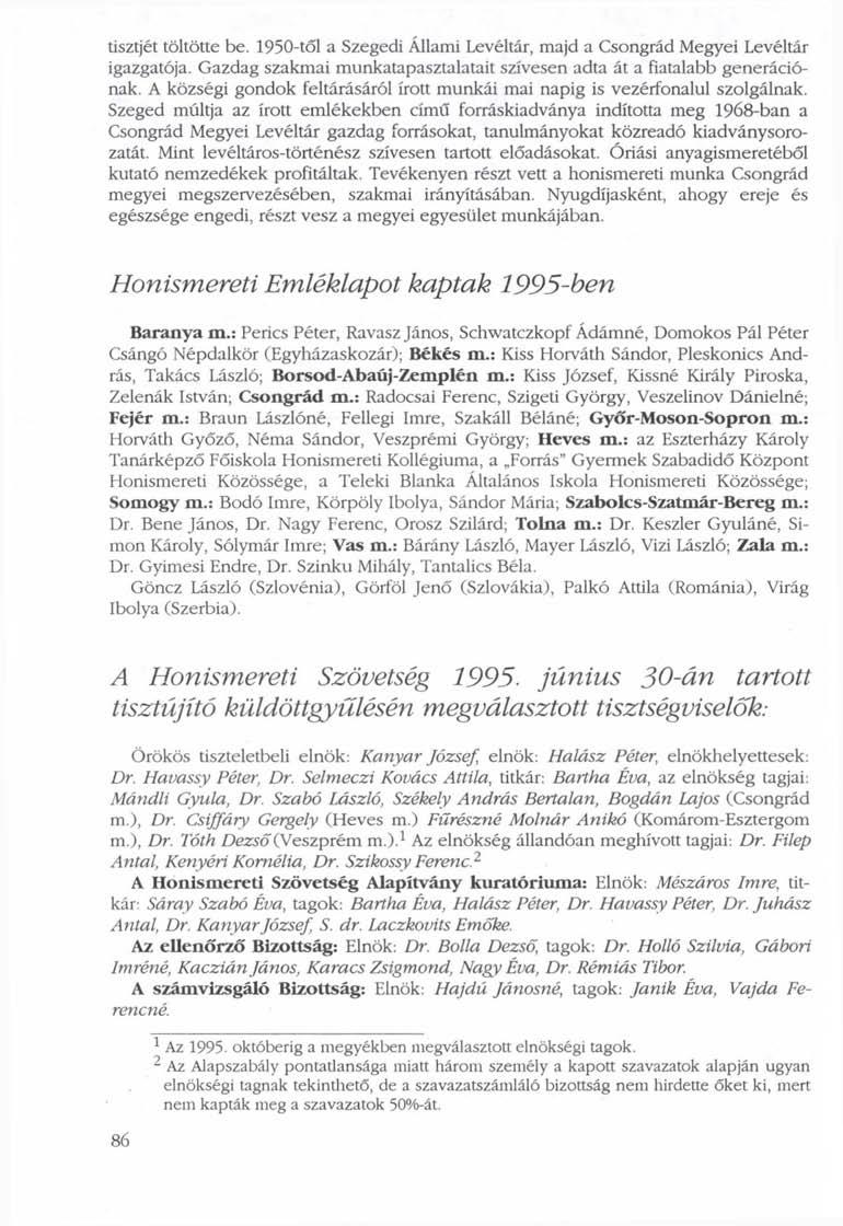 tisztjét töltötte be. 1950-től a Szegedi Állami Levéltár, majd a Csongrád Megyei Levéltár igazgatója. Gazdag szakmai munkatapasztalatait szívesen adta át a fiatalabb generációnak.