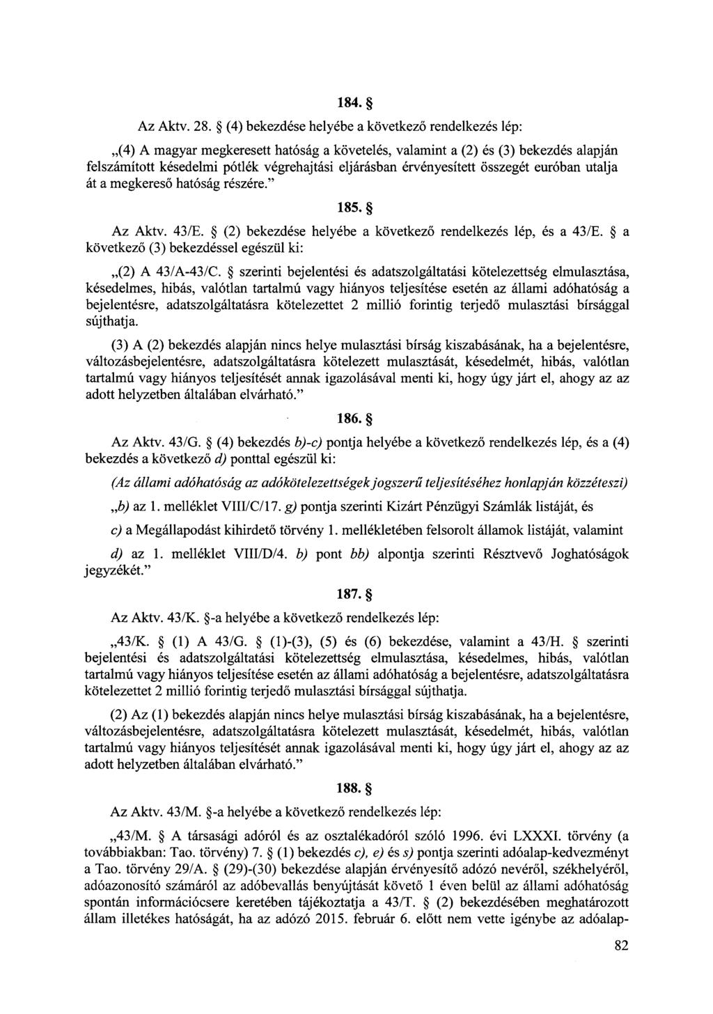 184. Az Aktv. 28.