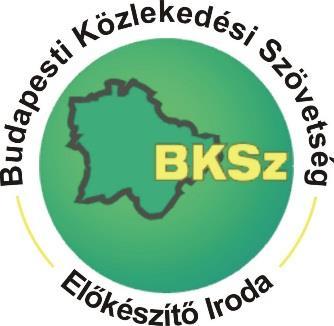 Előkészítő Iroda (elhelyezést, funkcionális kiszolgálást a BKV adja) 1+1 fő 1998.