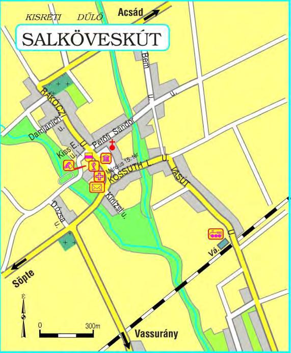 Helyi Esélyegyenlőségi Program (HEP) A település bemutatása Falutörténet A Salfa és Köveskút 1935. évi egyesítésével keletkezett település első okleveles említése 1263-ból származik.