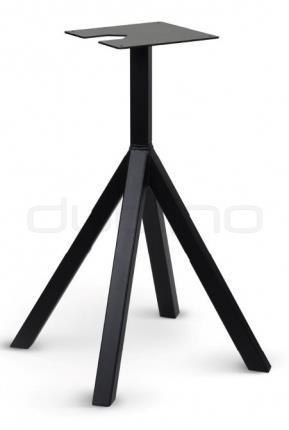 Az ár csak az asztallábra vonatkozik PB ART 4 Fém design asztalláb fekete 7,5 kg.