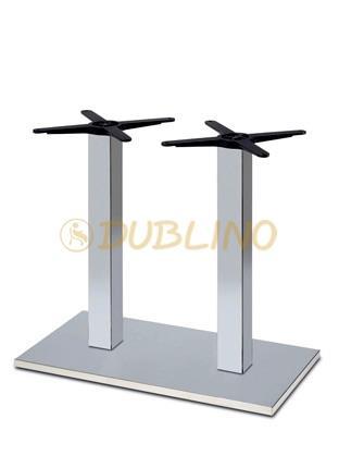 P 7088 INOX INOX beltéri asztalláb 43 x 43 cm bázisrésszel Max: 80 x 80 cm laphoz P 7092 INOX (P 7592csővágással) INOX beltéri asztalláb 70x40 cm