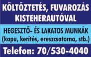 Keveset futott, kiváló teherbírású, 108/106 T, DOT 4416, profilmélység: 8 mm. Ár: 14.000 /db Tel.