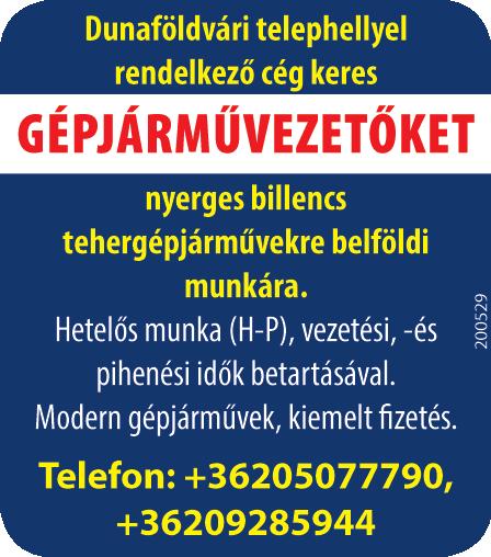 targoncás, CNC-s, hegesztő, stb.), ahol kiemelt bérezést, ingyenes szállást, utazást, valamint bérelőleget és hosszú távú munkát biztosítunk.