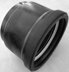 101Z100-500 Adatok (mm) Data (mm) Daten KWT cikkszám DN ID Ø A B D E F G L 101Z0100 DN100 110 220 190 25 150 150 38 230 2 4 x M8 880.101Z0100 101Z0125 DN125 125 235 205 25 155 155 38 245 2 4 x M8 880.