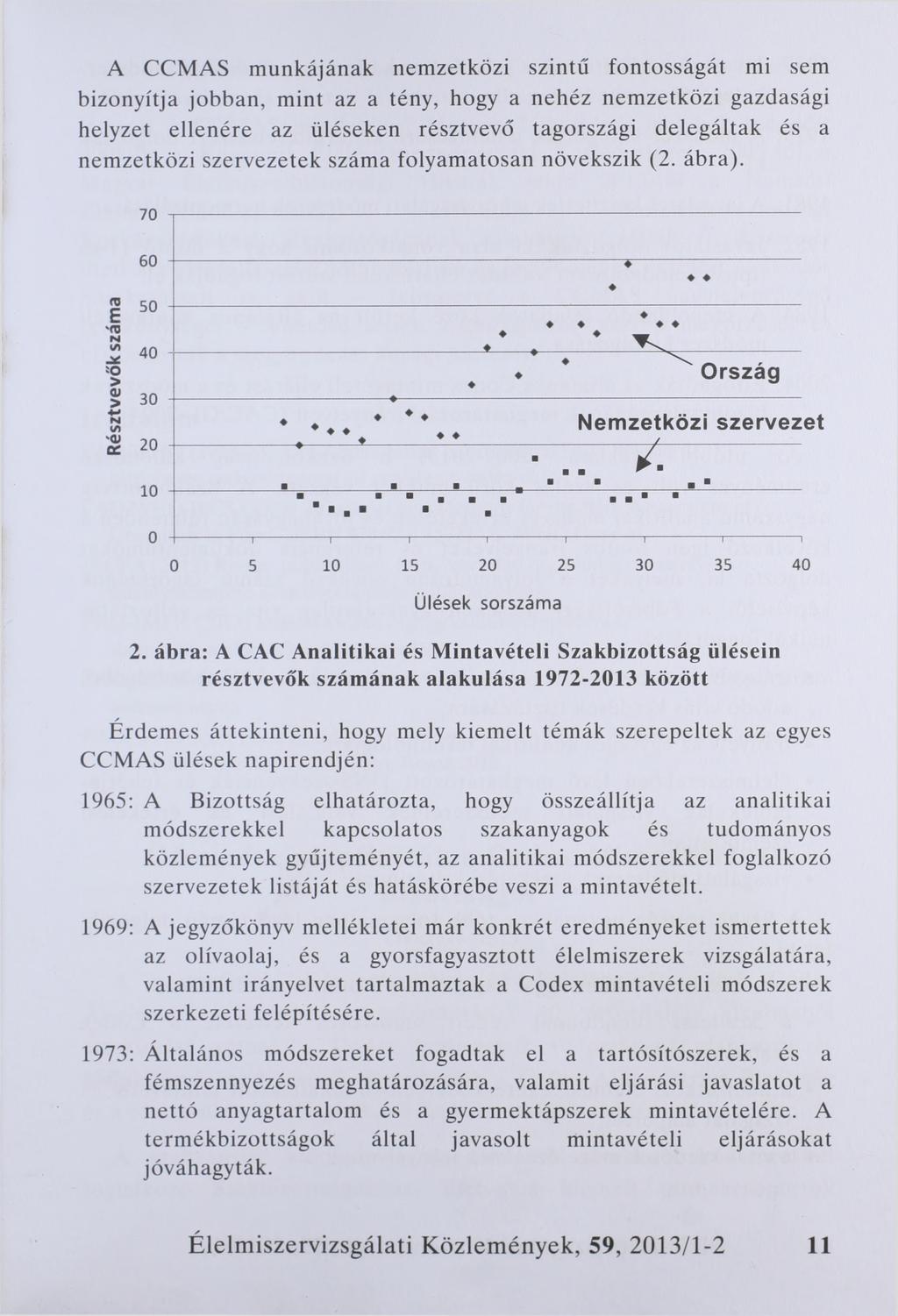 A CCMAS munkájának nemzetközi szintű fontosságát mi sem bizonyítja jobban, mint az a tény, hogy a nehéz nemzetközi gazdasági helyzet ellenére az üléseken résztvevő tagországi delegáltak és a