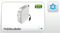 Az észlelés üzemmódjának megváltoztatása: 1 Csatlakoztassa a MobileLabeler feliratozógépet arra a számítógépre, amelyen telepítve van a DYMO Label szoftver.