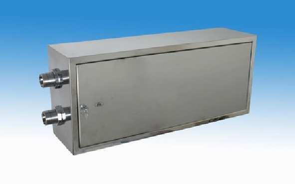 Oldal: 3 BK02518000000002 Termosztatikus 2"-os keverőegység rozsdamentes dobozban, falon kívüli, 30-45 C, nyomáscsökkentővel, golyóscsapokkal BK02616000000001 Termosztatikus 5/4"-os keverőegység