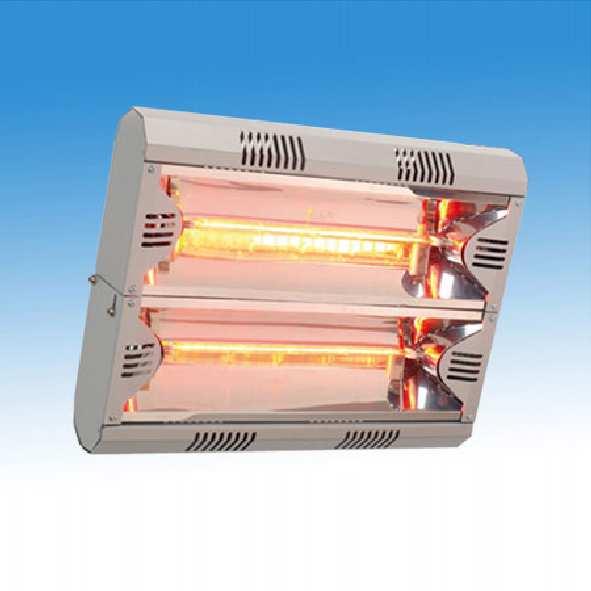 falra szerelhető kivitel, 800 W-os, 400x132x90 mm, 230 V, fali