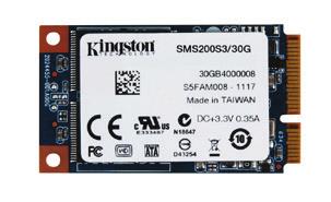 4 920 Ft KINGSTON SSD msata 30GB Solid State Disk, ms200 Szekvenciális
