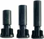 100 mm 83341 A láb magassága 1 mm 83342 A láb magassága 150 mm 83343 Perem csapok és támaszok nélkül 83346 Perem csappal, támasz nélkül 1736 Csavarozható 83344 Rácsúsztatható 833 A láb magassága 100
