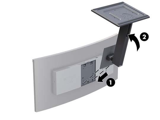 A monitor üzembe helyezése A monitor üzembe helyezéséhez győződjön meg arról, hogy a monitor, a számítógép és minden más csatlakoztatott eszköz ki van kapcsolva, majd kövesse az alábbi utasításokat.